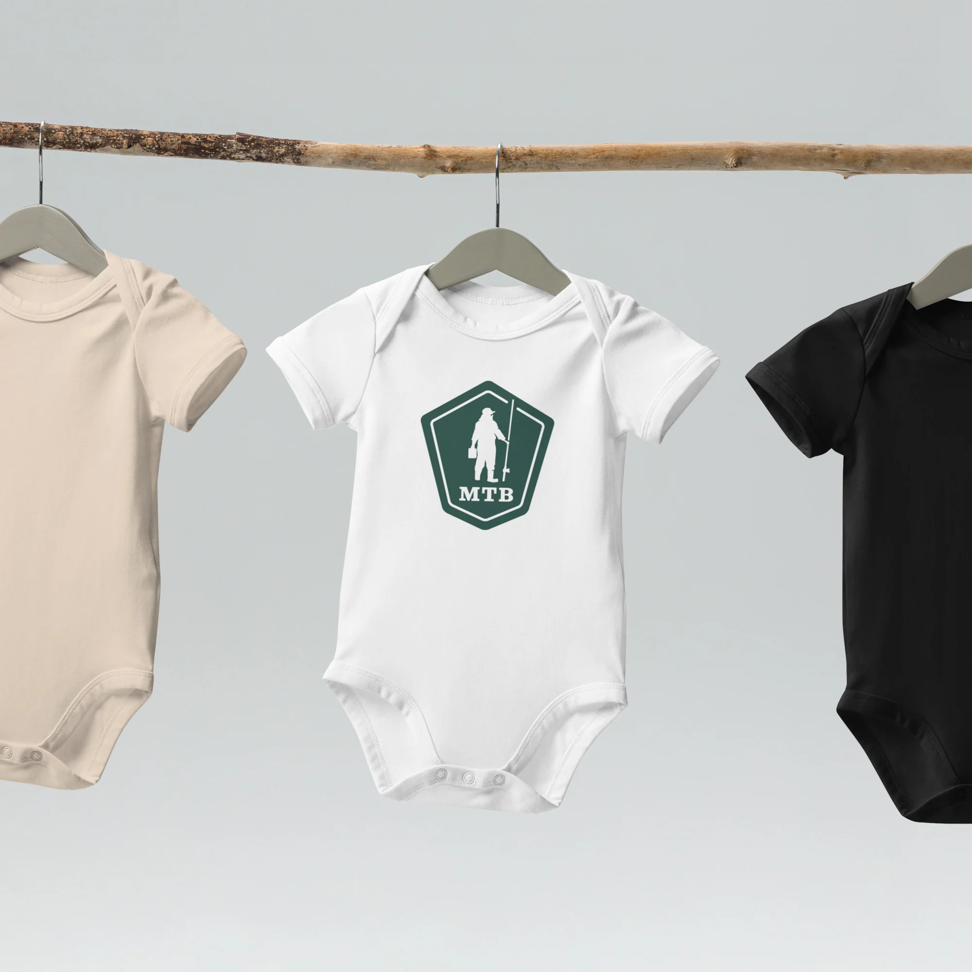 MTB Badge - Organic Cotton Onesie - Image 2