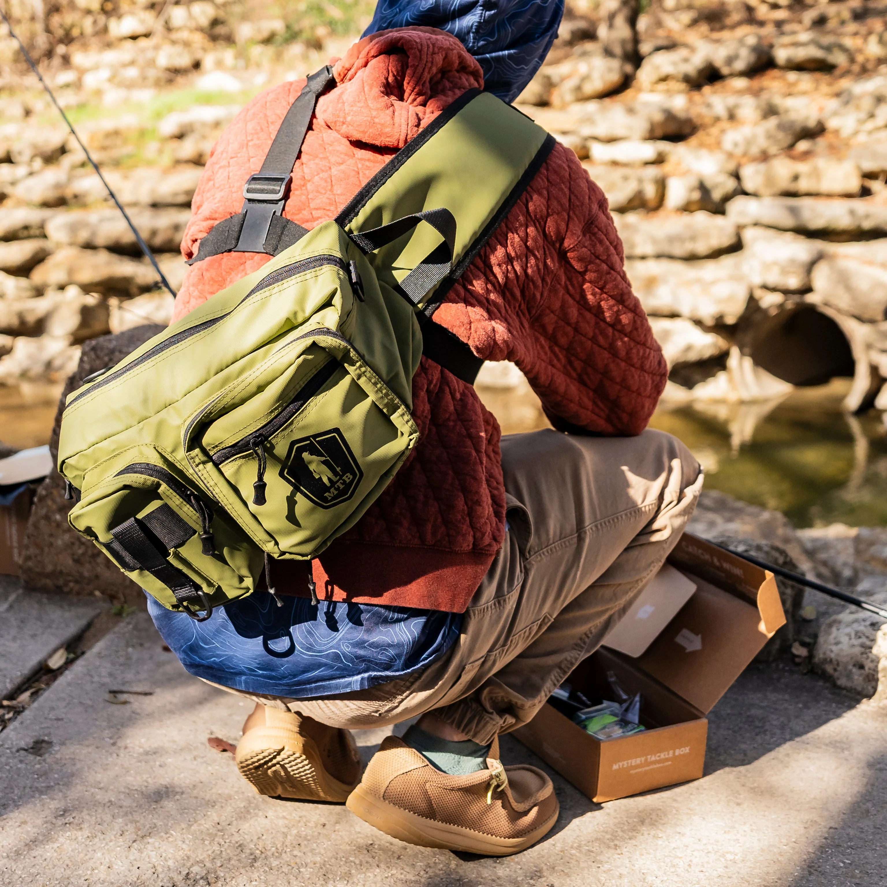 MTB Pond Prowler Fishing Sling Bag - Image 5