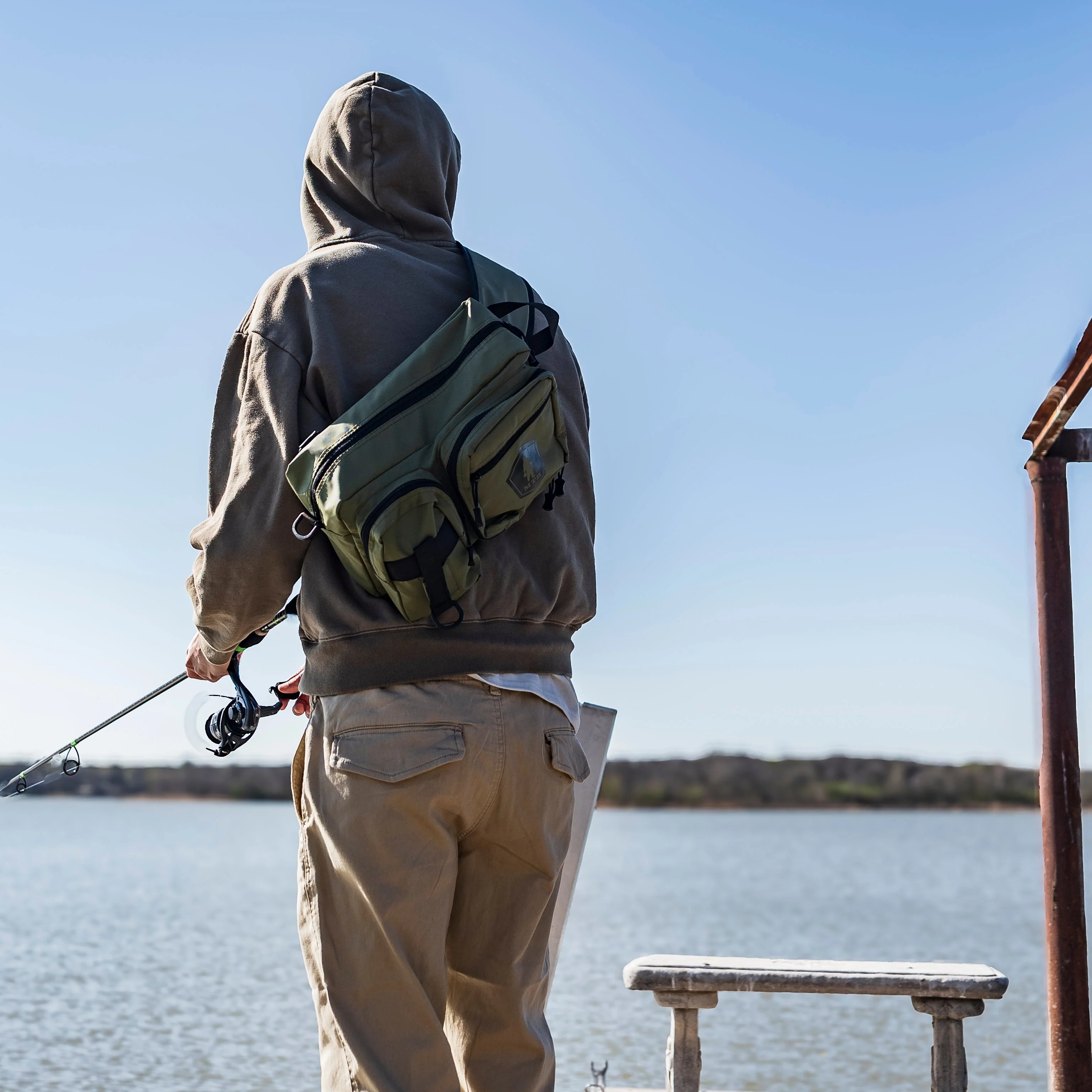 MTB Pond Prowler Fishing Sling Bag - Image 6